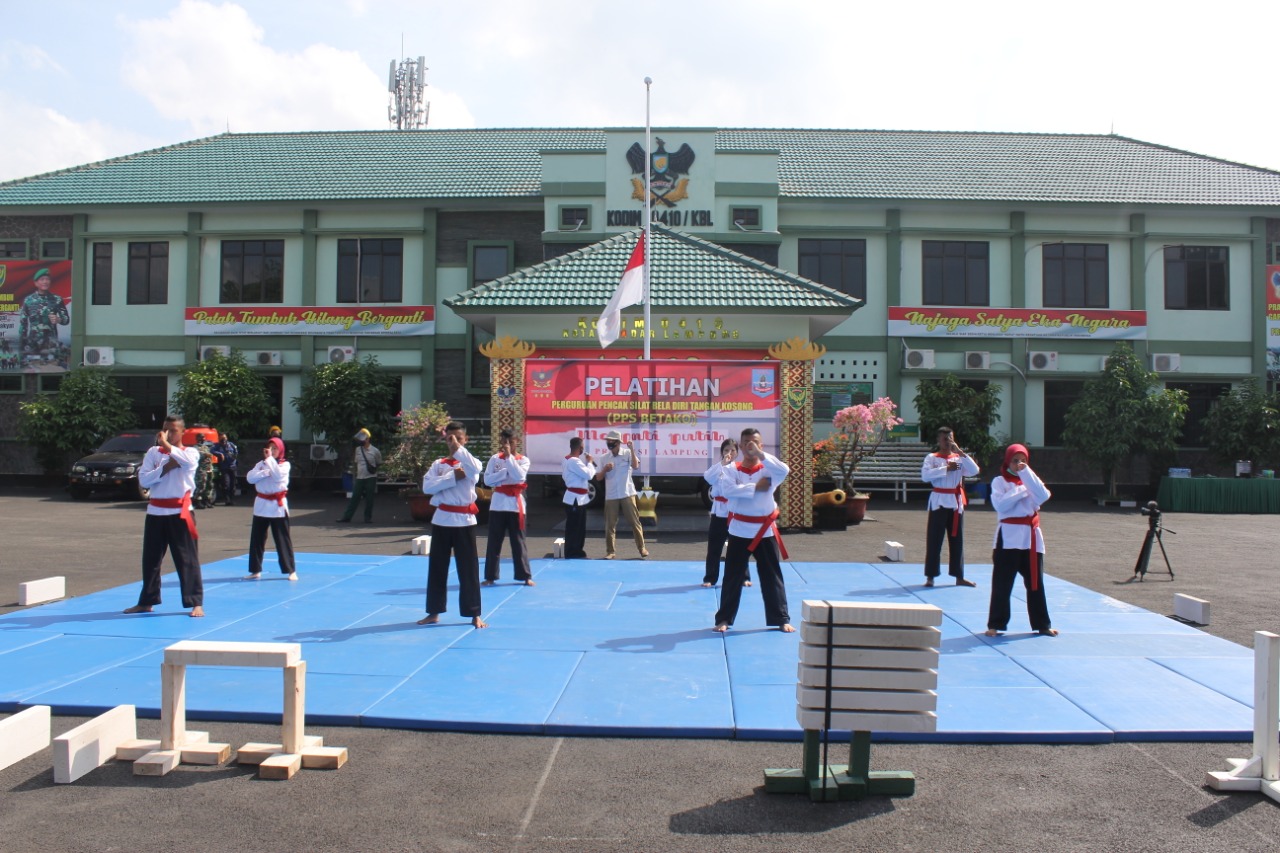 Pelatihan bersama PPS Betako Kodim 0410/KBL