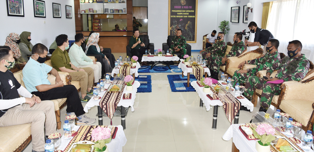 Danbrigif 4 Marinir/BS Akan Berikan Kuliah Umum Bela Negara Kepada Mahasiswa Universitas Teknokrat Indonesia
