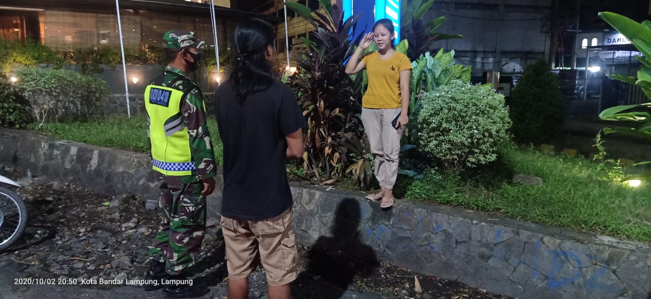 Gugus Tugas Covid19 Patroli Malam Laksanakan Penegakan Disiplin Prokes