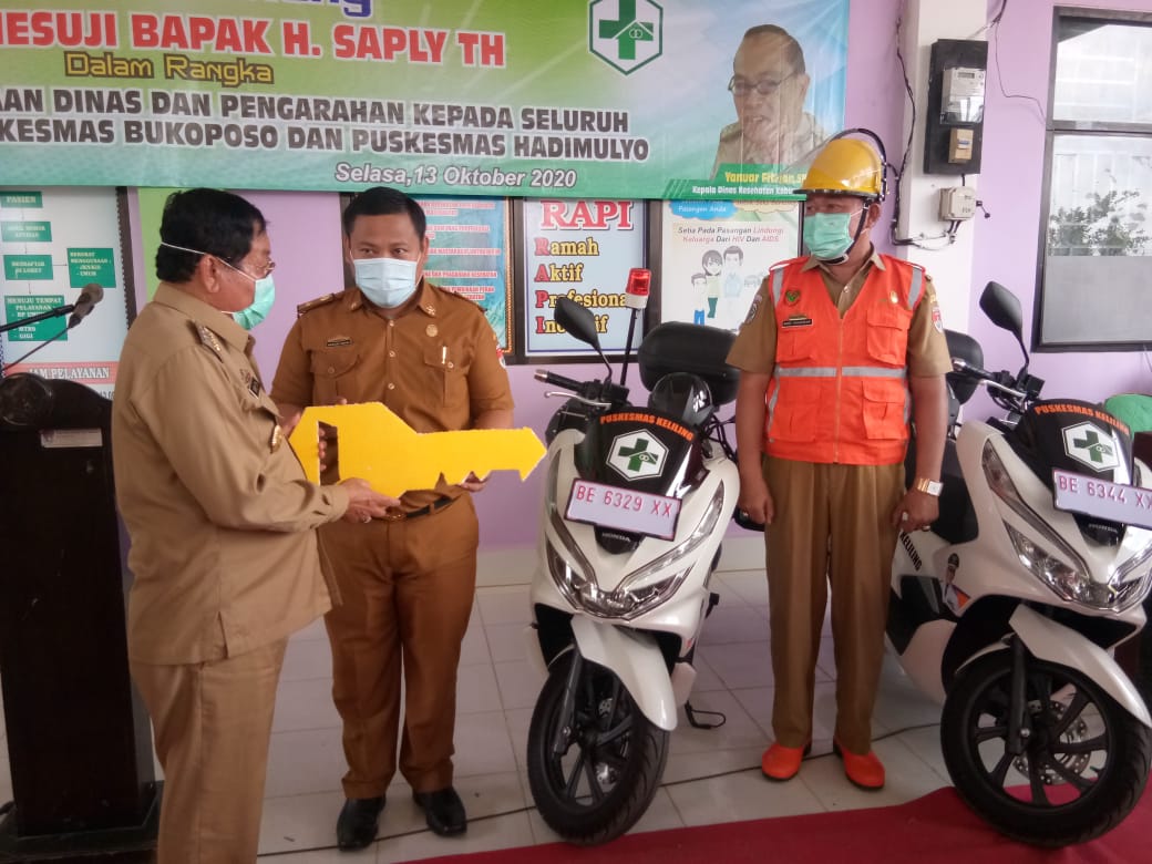 Horee..Bupati Mesuji Berikan 13 Kendaraan Operasional Puskesmas