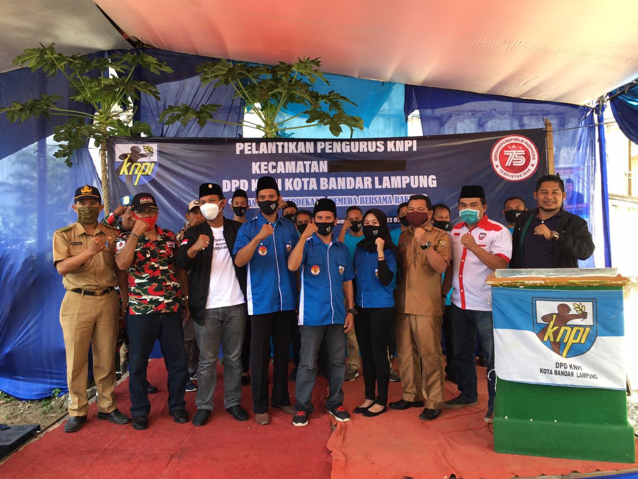 DPD KNPI Resmi Melantik PK KNPI Kecamatan Bumiwaras