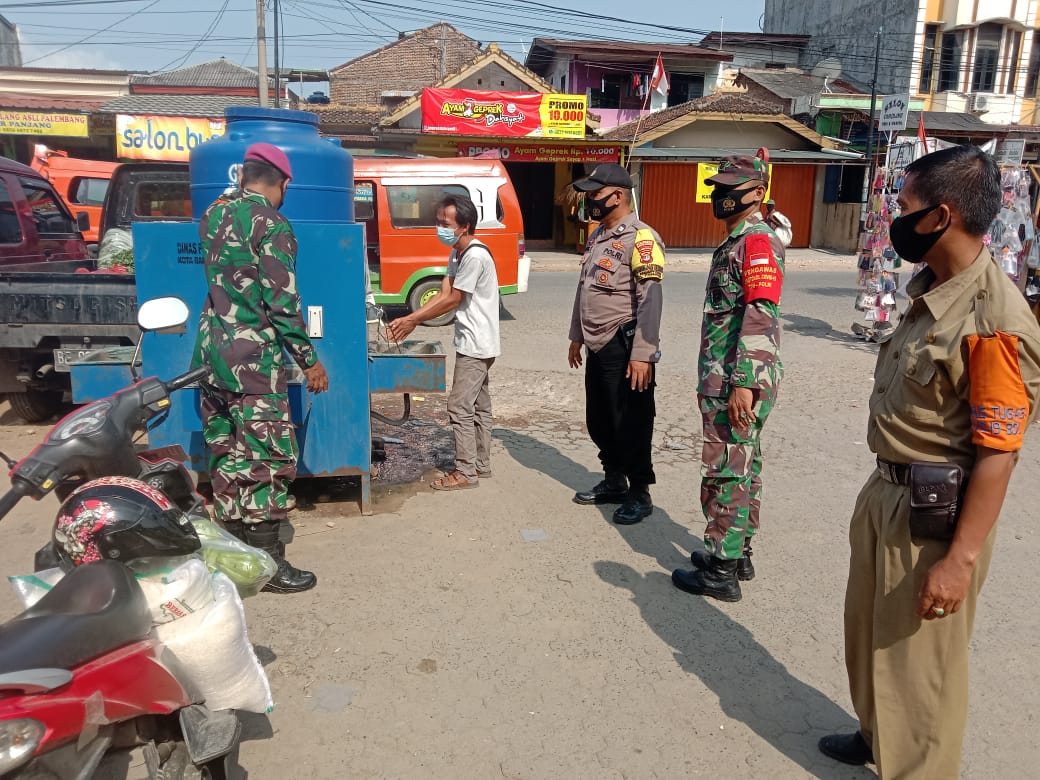 Kepedulian Gugus Tugas, Razia Prokes di Pasar Panjang