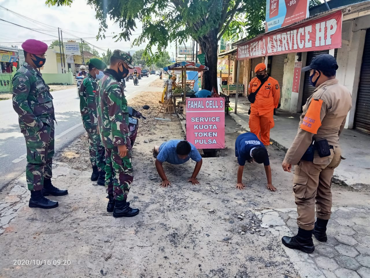 Penegakan Disiplin Prokes, Gugus Tugas Apel Patroli Siang Malam