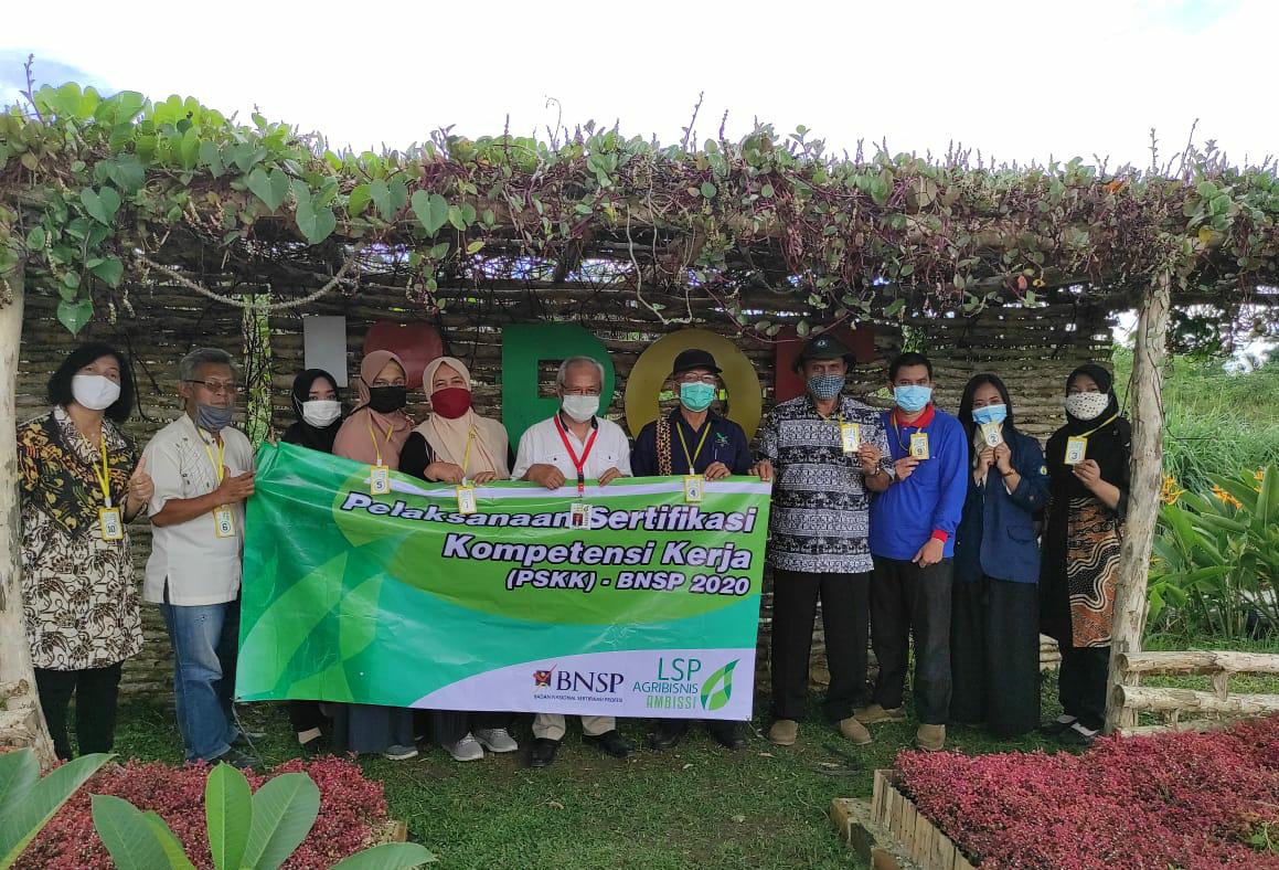 Program Studi Produksi Tanaman Pangan Polinela Bersama LSP Agribisnis Ambissi Selenggarakan Uji Kompetensi Per