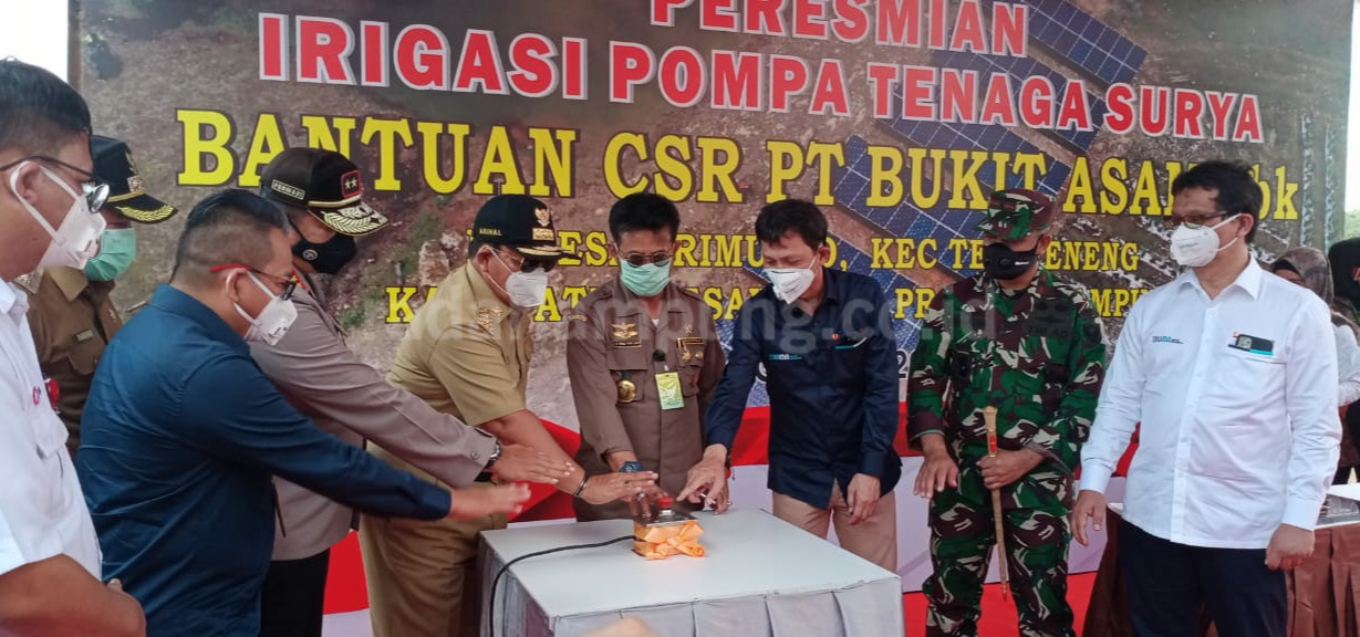 Mentan Resmikan Operasional Pompa Air Surya di Tegineneng