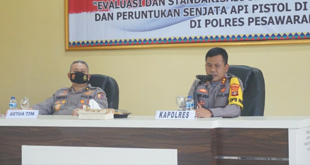 Evaluasi Pengadaan dan Peruntukan Senpi di Polres Pesawaran