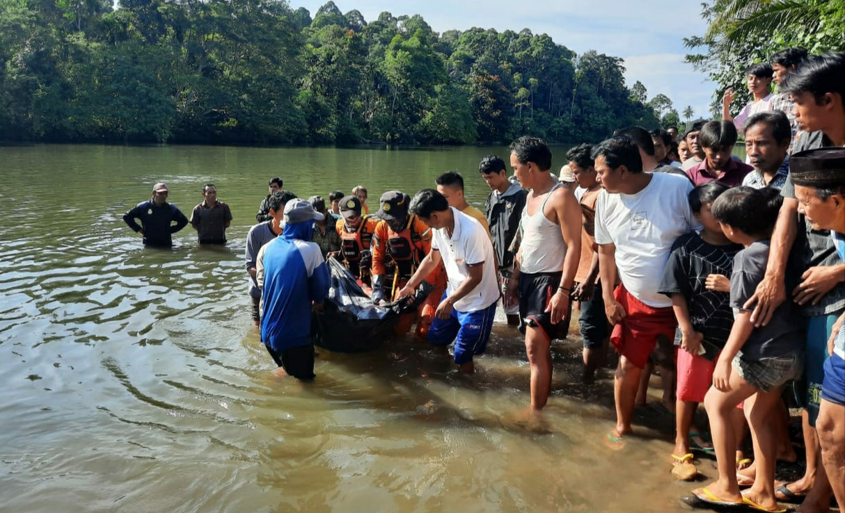 Empat Hari Pencarian, Korban Hanyut di Way Tenumbang Ditemukan, Tidak Bernyawa