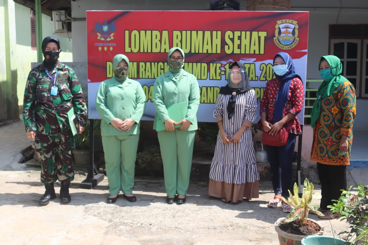 Lomba Rumah Sehat TMMD ke-109 oleh Kodim 0410/KBL