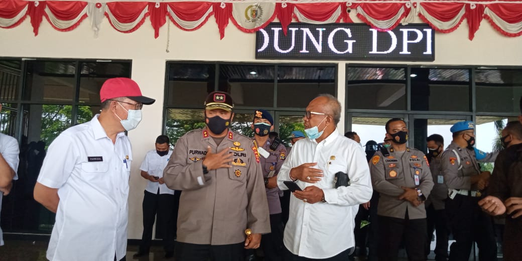 Kapolda, Pimpinan DPRD dan Sekprov Lampung Akan Terima Aspirasi Pendemo UU Ciptaker