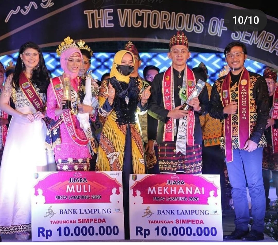 Mega Juara I Ajang Muli-Mekhanai, Ini Pesan Bupati Tanggamus Soal Pariwisata