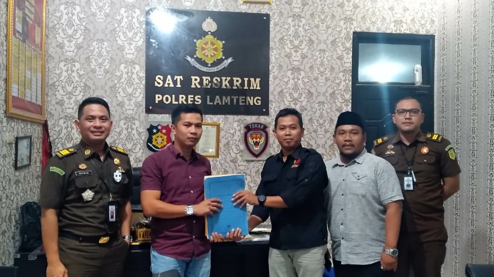 Bawaslu Lamteng Teruskan Laporan Dugaan Tindak Pidana Pilkada ke Polres