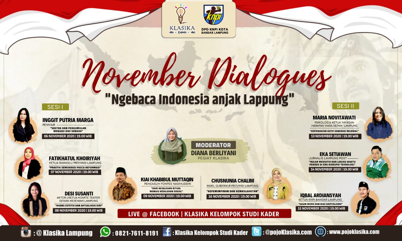 Refleksi Hari Pahlawan, Klasika - KNPI Gelar November Dialogues