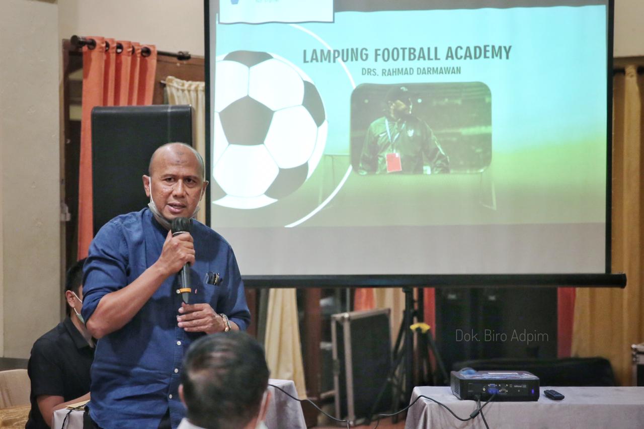 Begini Konsep Coach RD Soal Lampung Football Academy