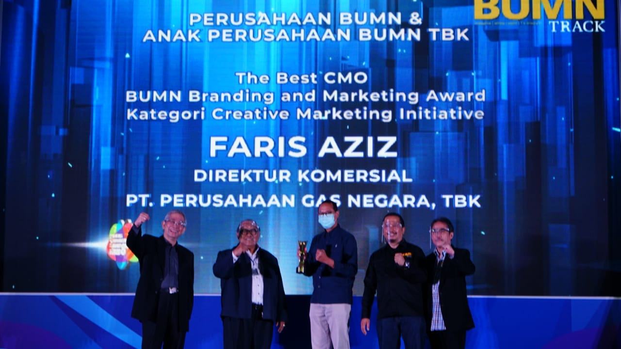 PGN Group Raih 4 Kategori Penghargaan BUMN Branding and Marketing Award 2020