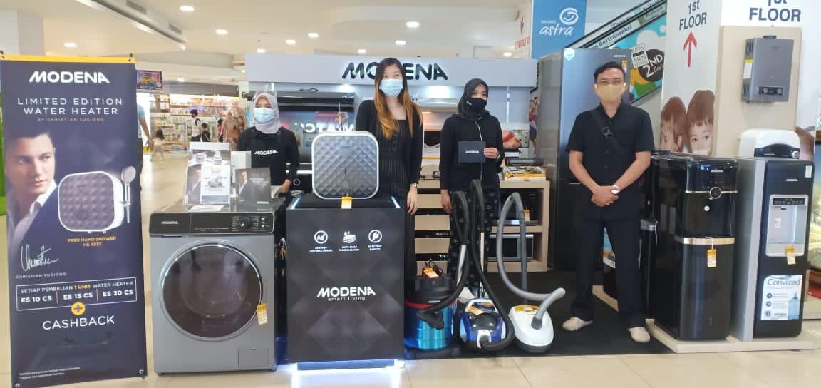 Hadirkan Kecanggihan Produk, Modena Beri Promo Menarik Selama Pameran