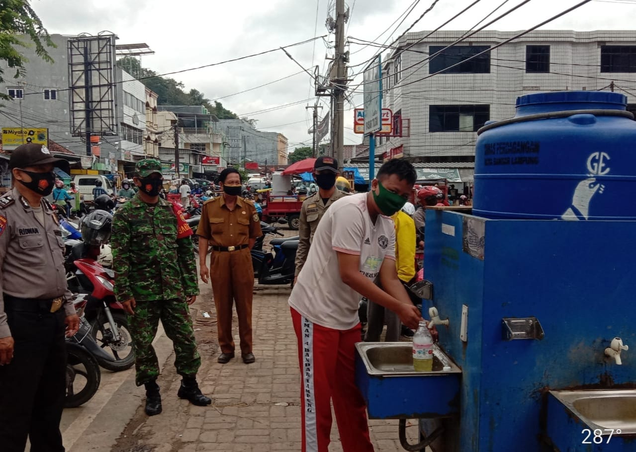 Kodim 0410/KBL Terus Lakukan Himbauan Prokes ke Warga