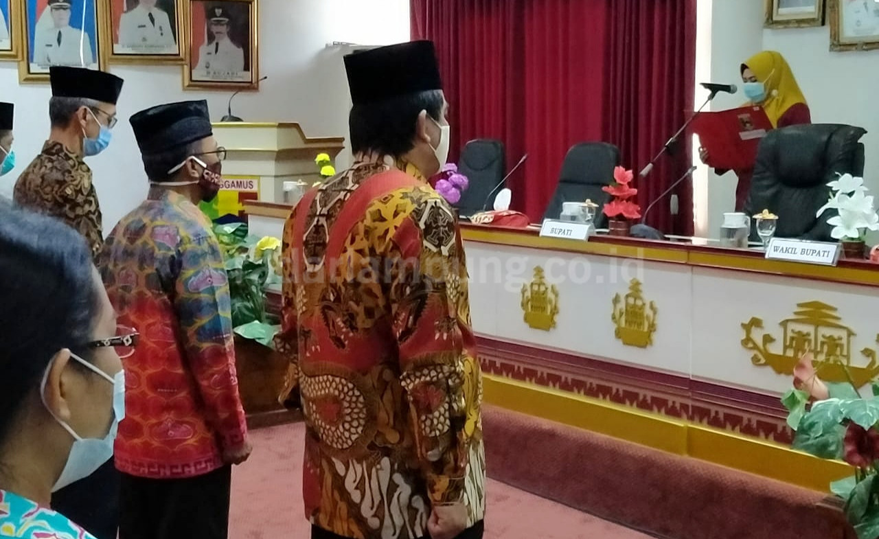 Bupati Tanggamus Lantik Tiga Pejabat Eselon II