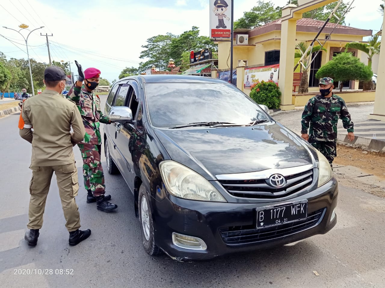 Penyekatan di Perbatasan oleh Gugus Tugas