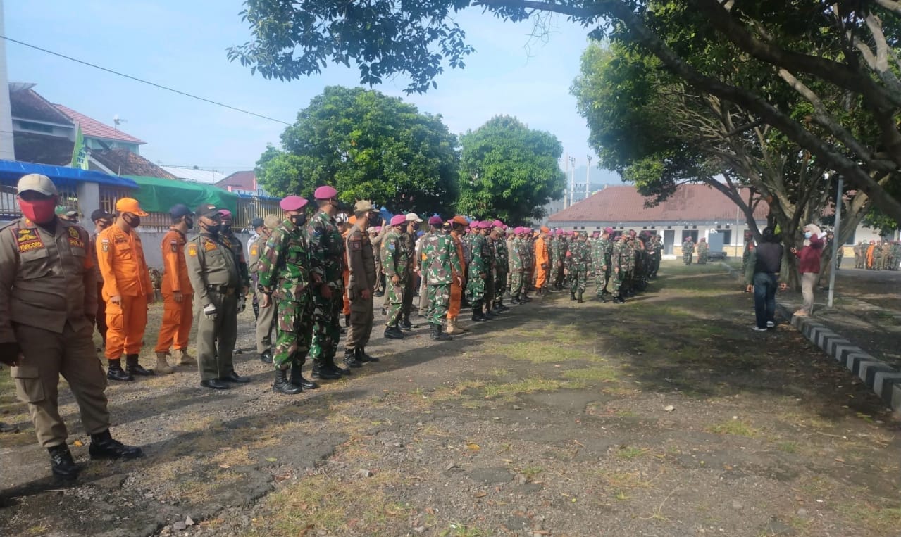 Apel Personel Gabungan Tim Gugus Tugas Bersama Kodim 0410/KBL