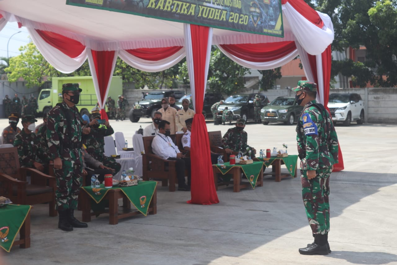 Dandim 0410/KBL Hadiri Kegiatan Pengarahan Pasukan Debarkasi