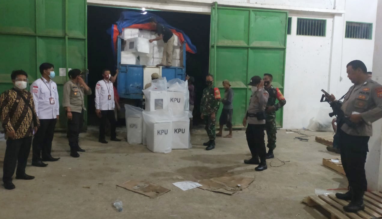 Tungsura Rampung, PPK Lamtim Kembalikan Logistik ke KPU