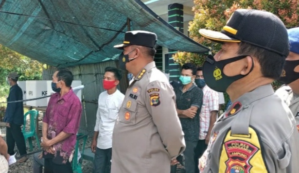 Karo Ops Polda Lampung Pantau Pilkakon Tanggamus