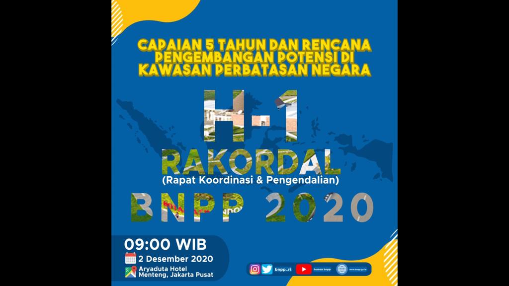 Soal Pengendalian Pengelolaan Perbatasan, BNPP Gelar Rapat Koordinasi