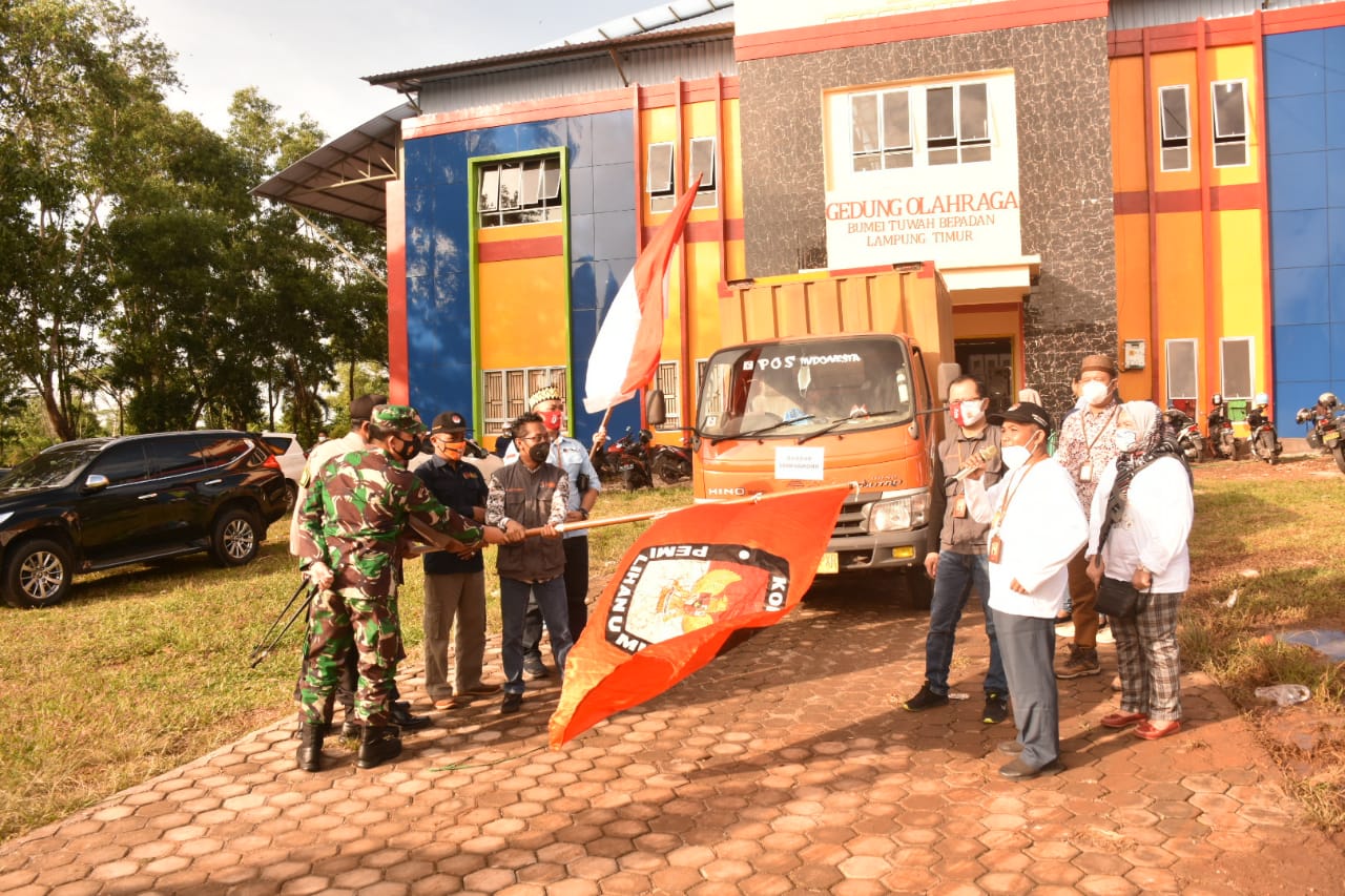 Logistik Pilbup Lamtim Didistribusikan