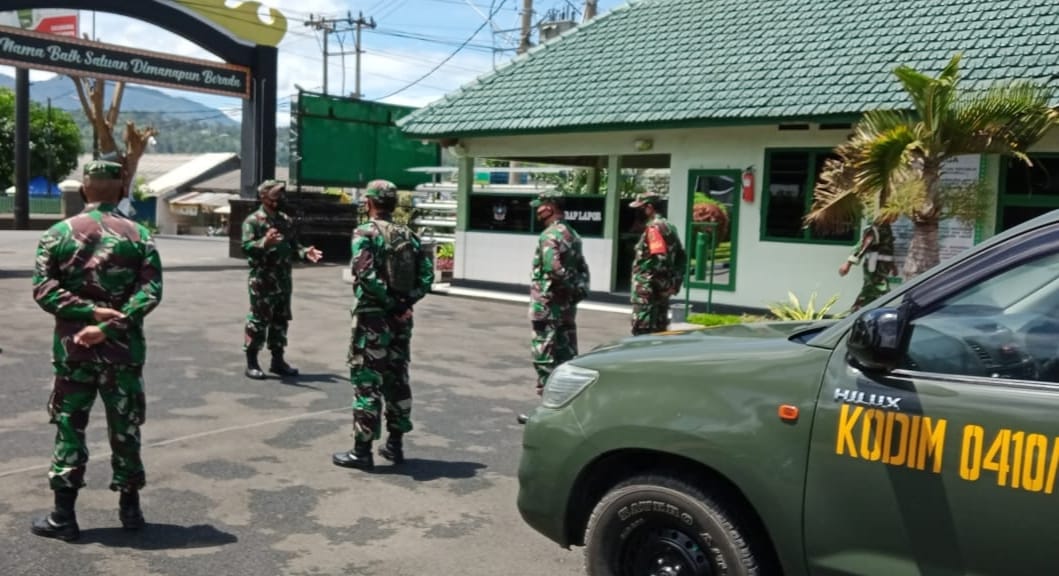 Patroli Siang Kodim 0410/KBL dan Jajaran