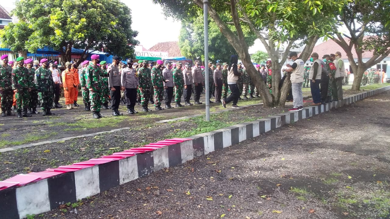 Personel Kodim 0410/KBL Tergabung Satgas Covid-19 Ikuti Apel