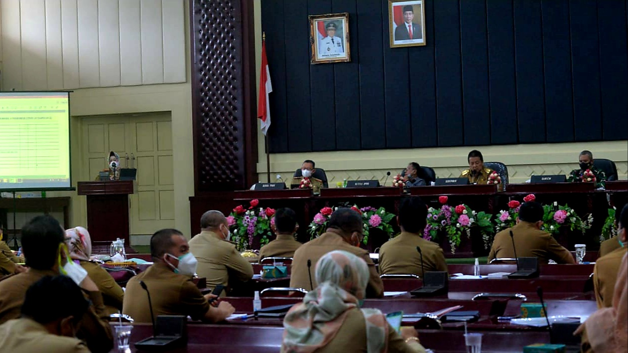 Delapan Daerah Zona Merah, Gubernur Rakor dengan Bupati/Wali Kota