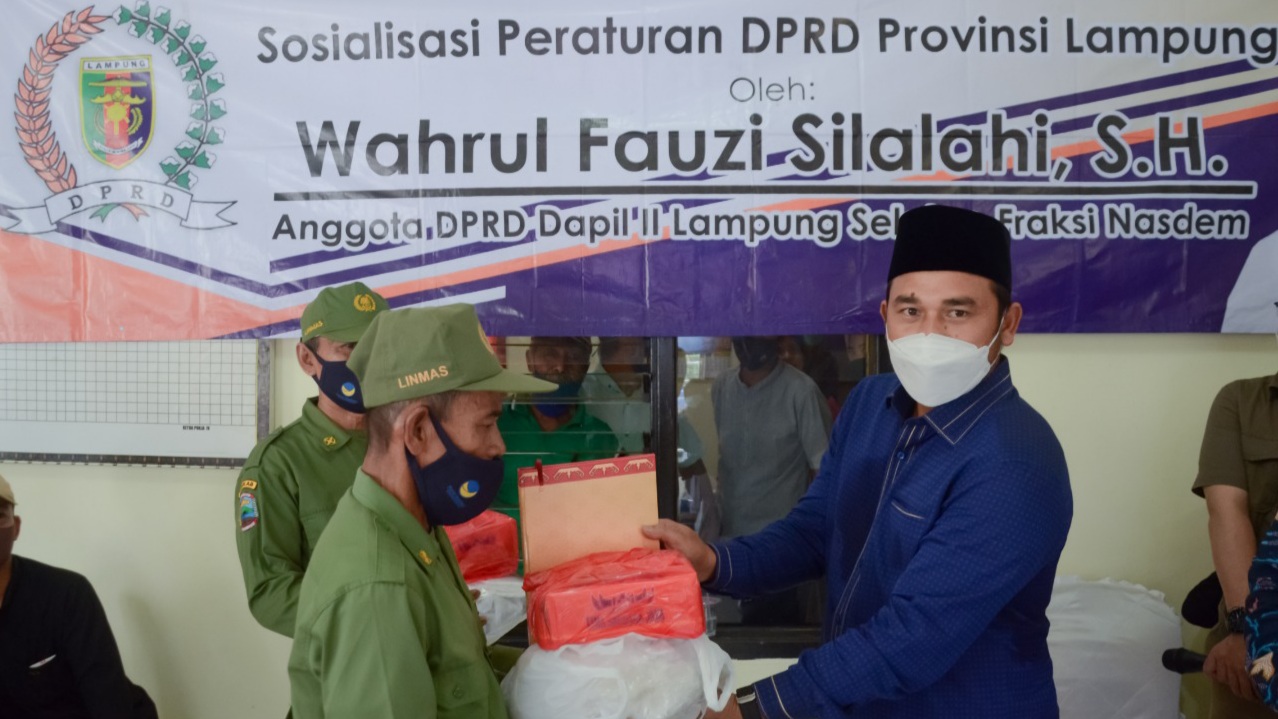 WFS Bagikan 500 Masker kepada Hansip