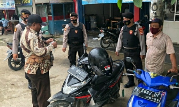 Satsabhara Patroli, Imbau Warga Terapkan Prokes