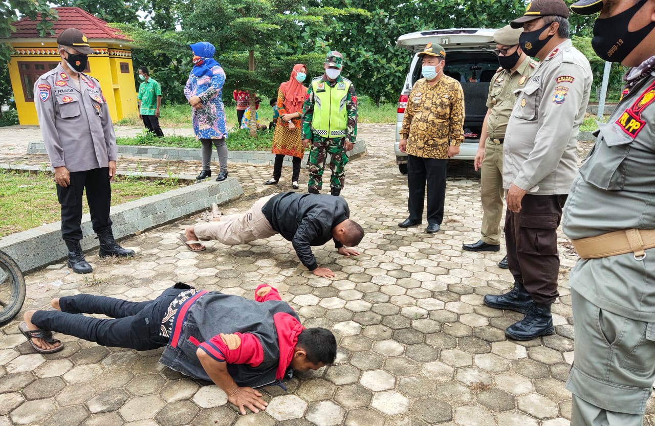 Operasi Yustisi di Rest Area Pugung, 300 Pelanggar Prokes Diberi Sanksi