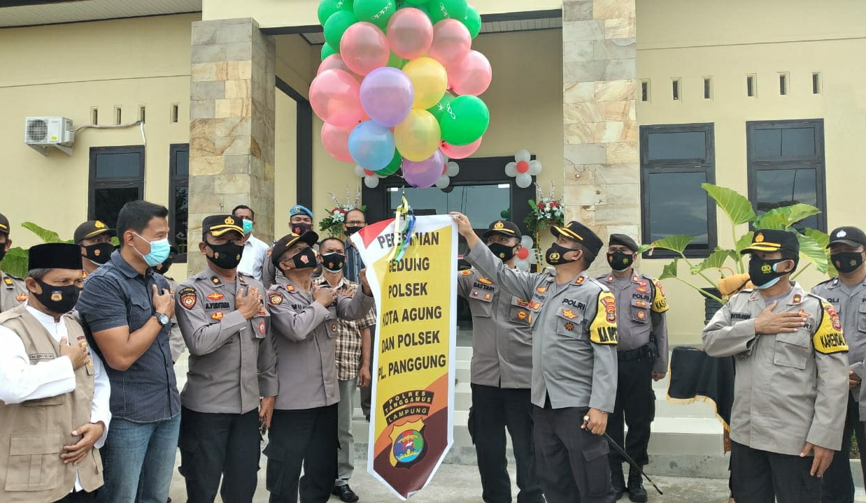 Kapolres Tanggamus Resmikan Gedung Baru Dua Mapolsek