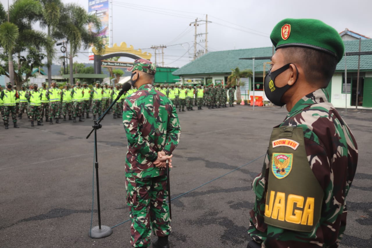 Dandim 0410/KBL Pimpin Apel Siaga Pelaksanaan Tahun Baru