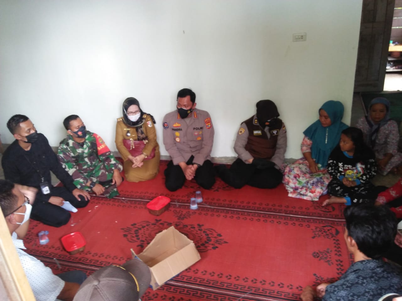 Tim Trauma Healing Polda Lampung Dampingi Keluarga Penumpang Sriwijaya Air Sj182
