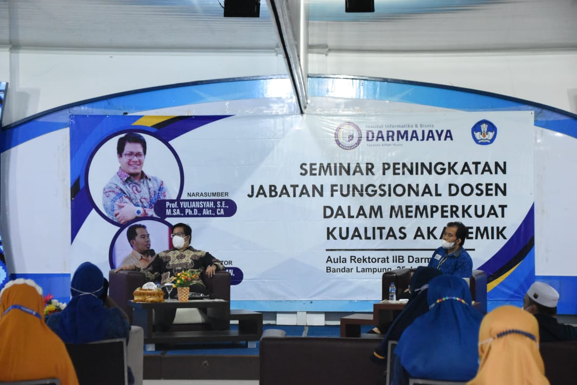 Hadirkan Kepala LLDikti, IIB Darmajaya Genjot Peningkatan Jenjang Akademik Dosen