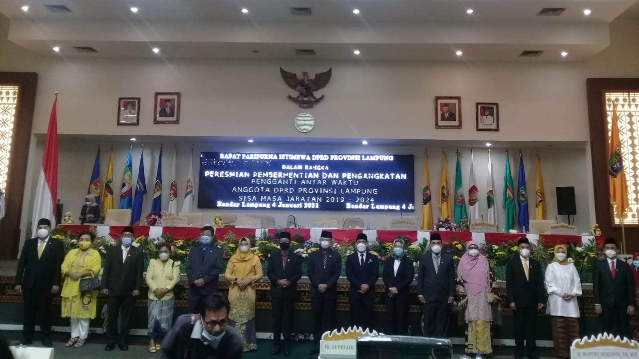 PAW, Enam Politisi Resmi Jabat Anggota DPRD Lampung