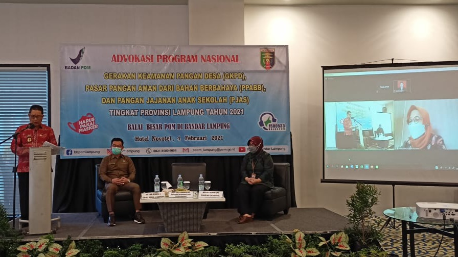 Terkait Keamanan Pangan, Lampung Masuk Kategori Cukup Baik Level Nasional