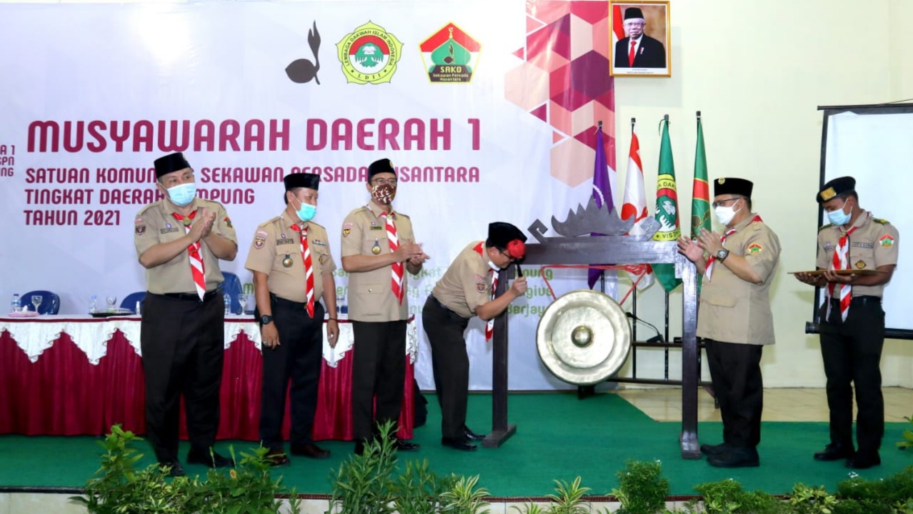 Heri Kembali Terpilih Sebagai Ketua Pinsako SPN Lampung 2021-2025 
