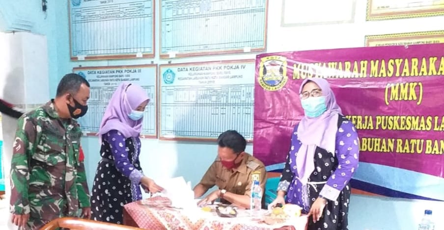 Babinsa Kodim 0410/KBL Melaksanakan Musyawarah Masyarakat