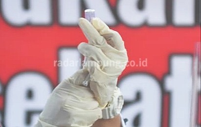 Progress Vaksinasi di Lampung Capai 16,9 Persen