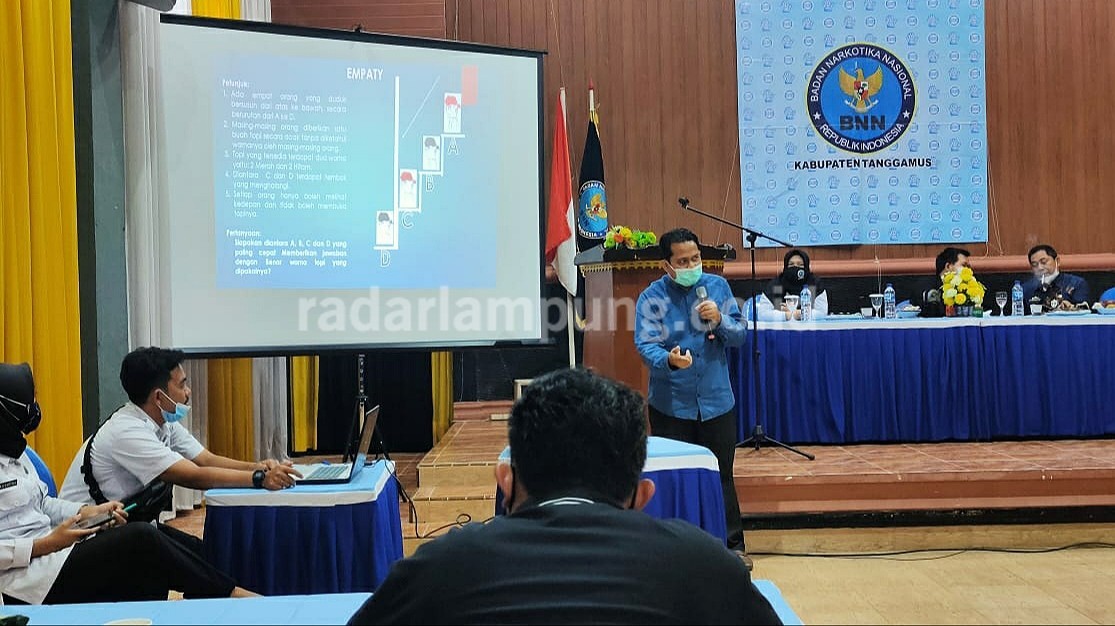 Workshop BNNK Tanggamus, Media Dituntut Berperan Dalam Pencegahan Narkoba