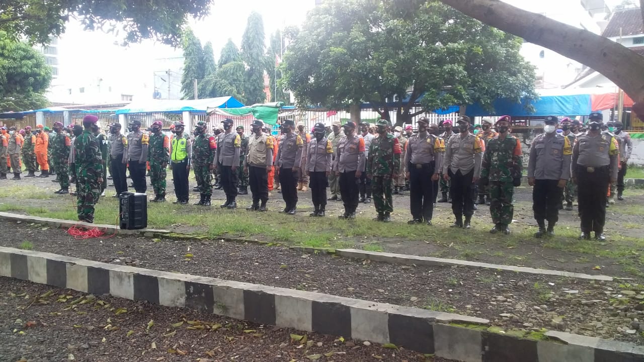 Apel Kodim 0410/KBL Bersama dengan Satgas Covid-19