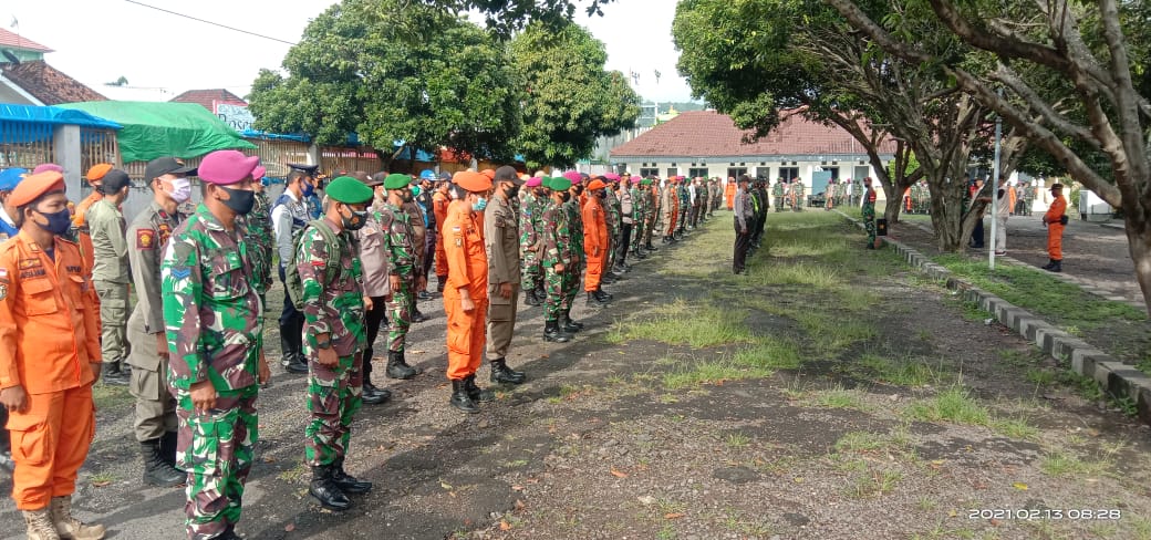 Pasiops Kodim 0410/KBL Laksanakan Apel Bersama Tim Gugus Tugas