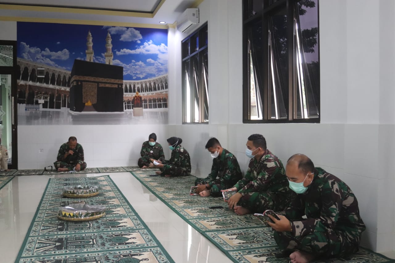 Tingkatkan Keimanan, Kodim 0410/KBL Laksanakan Doa Bersama