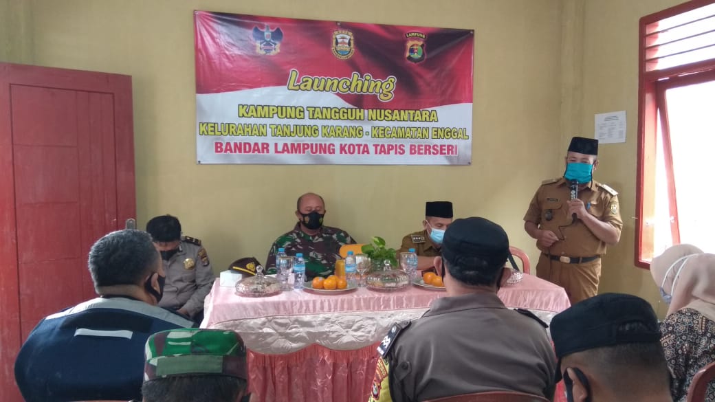 Perdana, Kelurahan Tanjungkarang Ditetapkan Sebagai Kampung Tangguh Nusantara