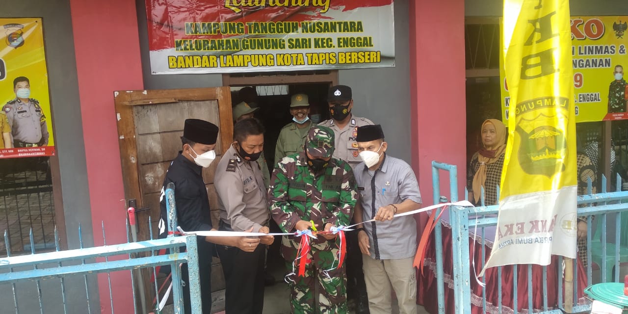 PLH Kasdim 0410/KBL Hadiri Launching Kampung Tangguh