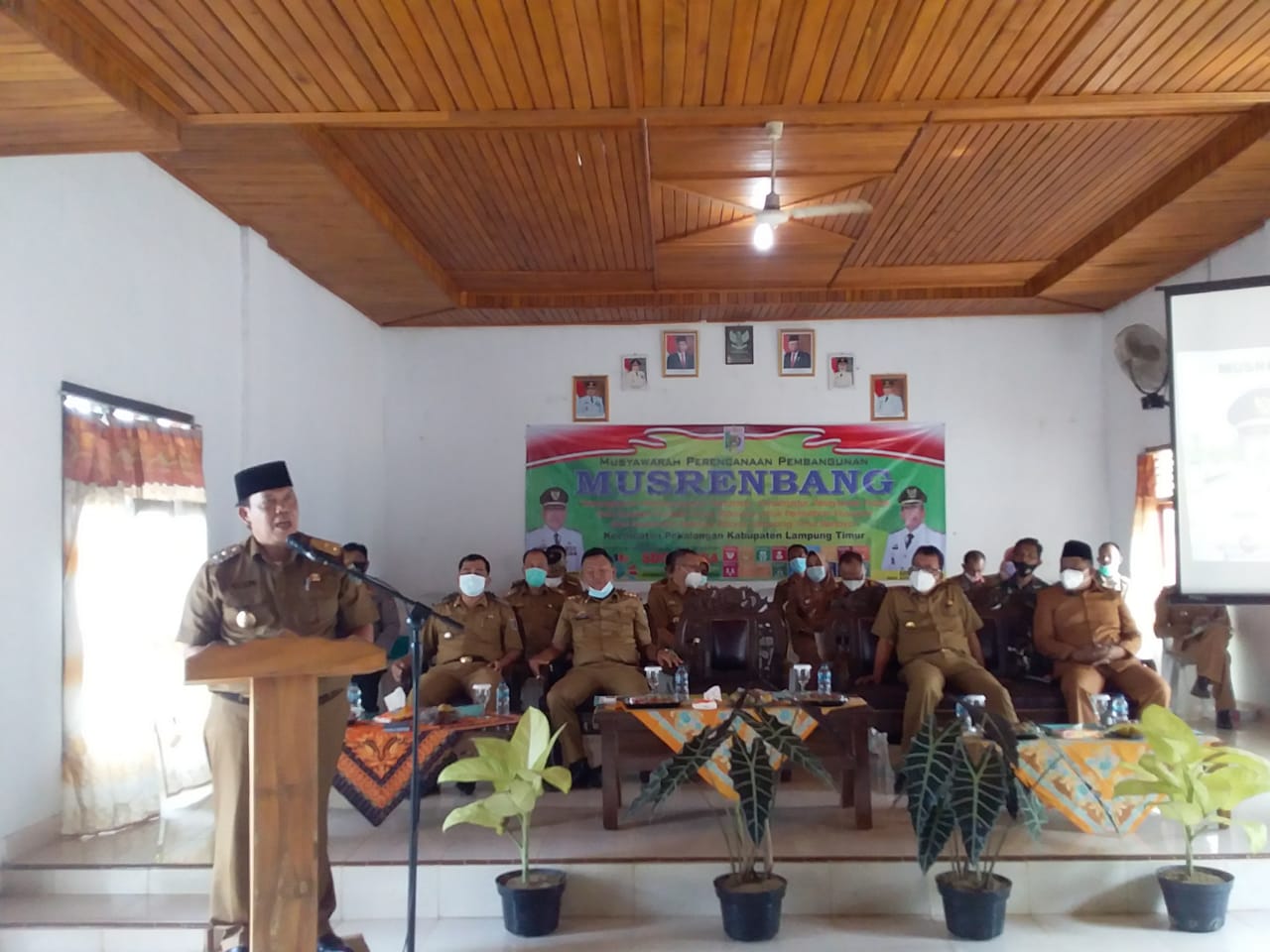 Wabup Lamtim Buka Musrenbang di Kecamatan Pekalongan